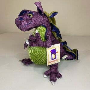 Vtg 2003 Manhattan Toy Royal Renaissance Dragon Plush Stuffed Animal 107640